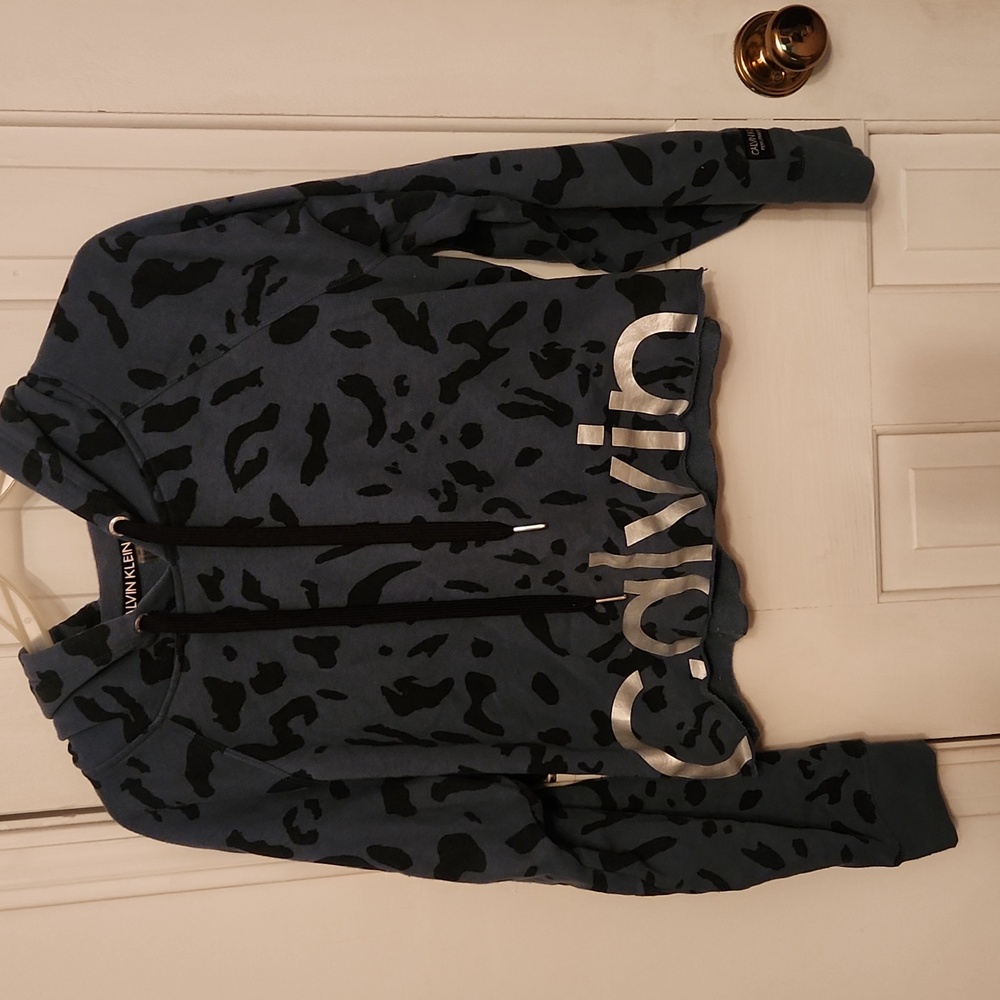 Calvin Klein Hoodie Medium Leopard